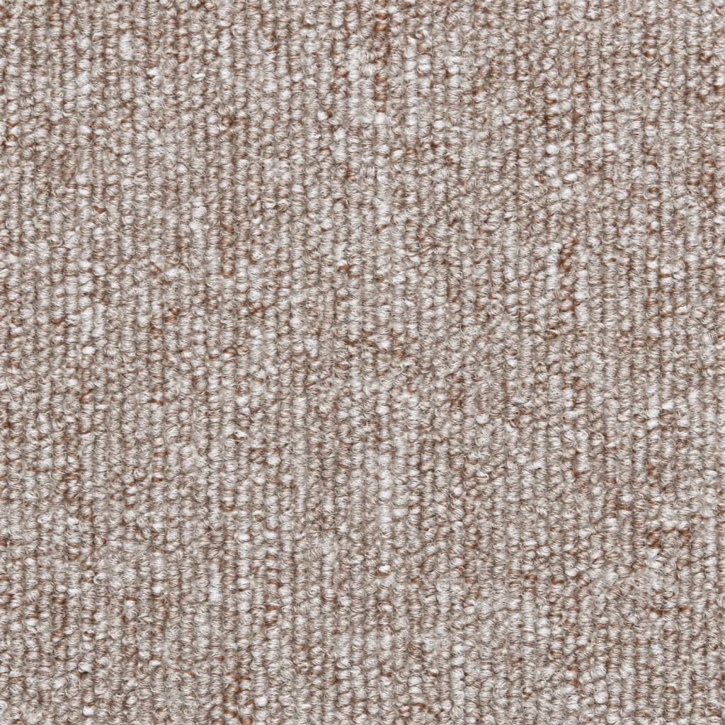 Trappematter 10 stk 56x17x3 cm lysebrune halvrund