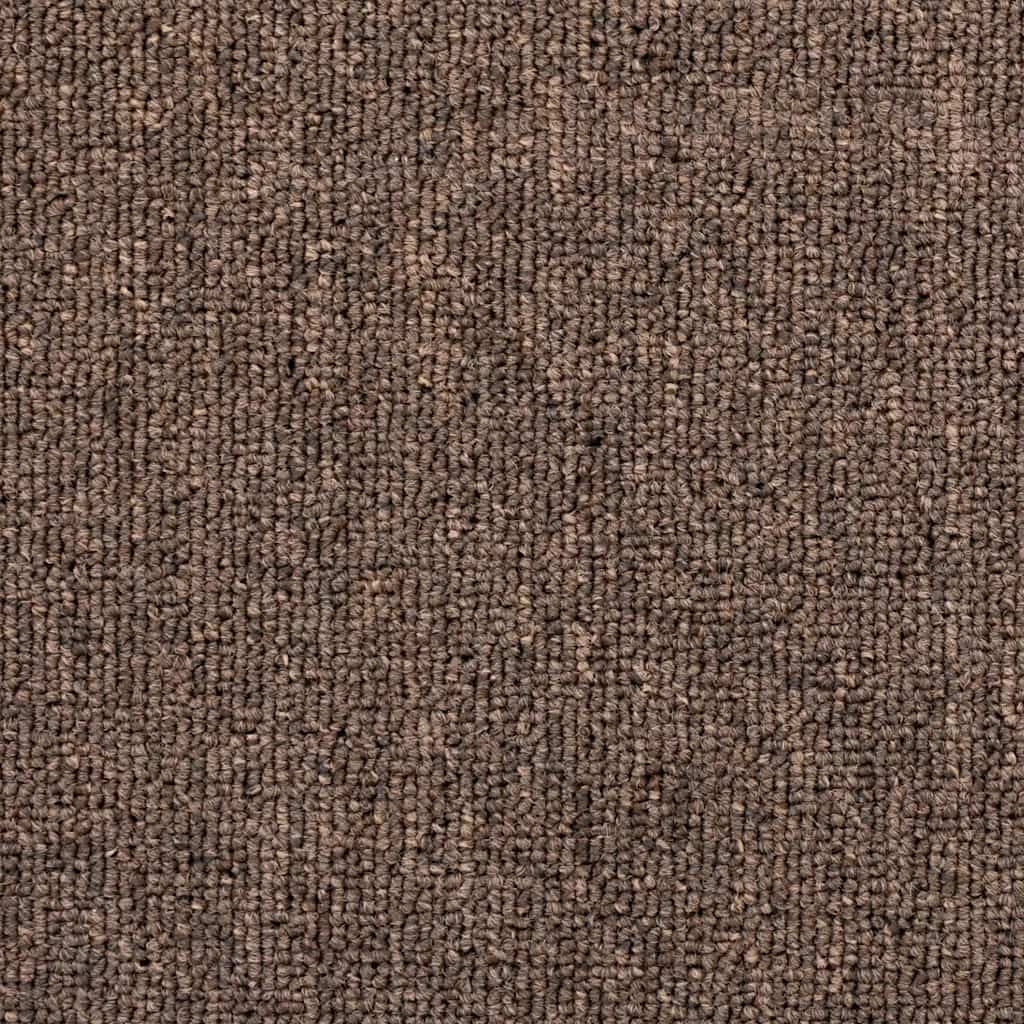 Trappematter 10 stk 65x24x4 cm kaffebrune halvrund store