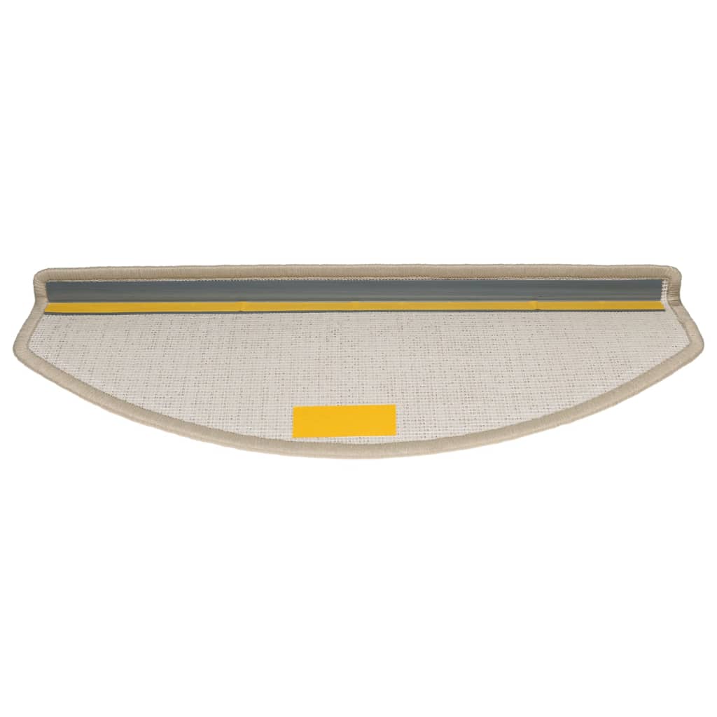 Trappematter 10 stk 65x24x4 cm taupe halvrund store