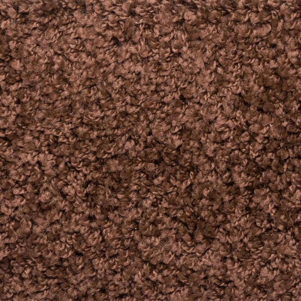 Trappematter 10 stk 56x17x3 cm brune halvrund