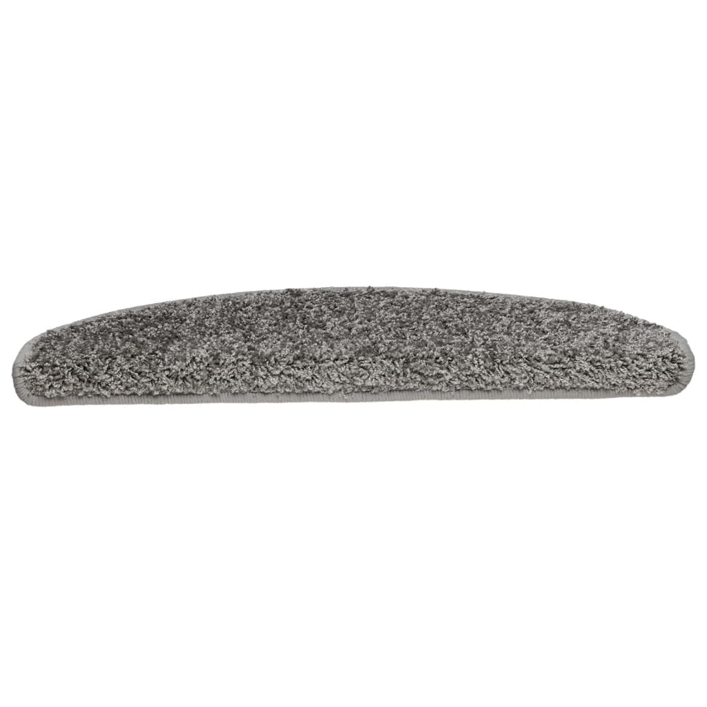 Trappematter 10 stk 65x21x4 cm grå halvrund store