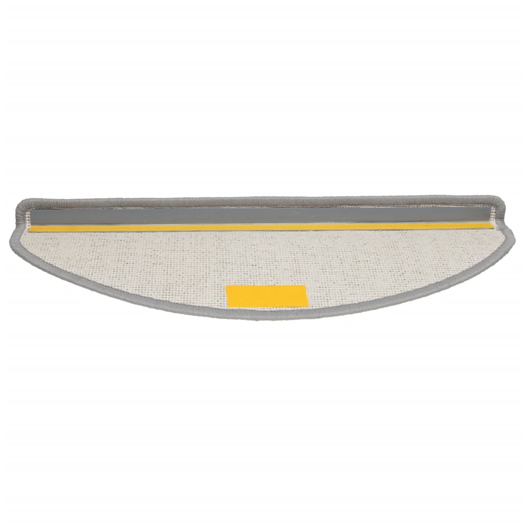 Trappematter 10 stk 65x21x4 cm grå halvrund store