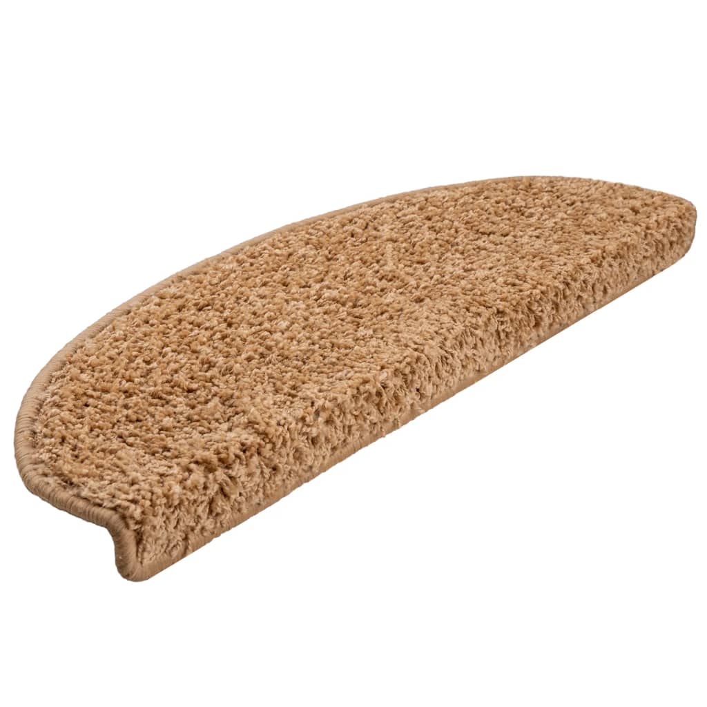Trappematter 10 stk 65x21x4 cm beige halvrund store