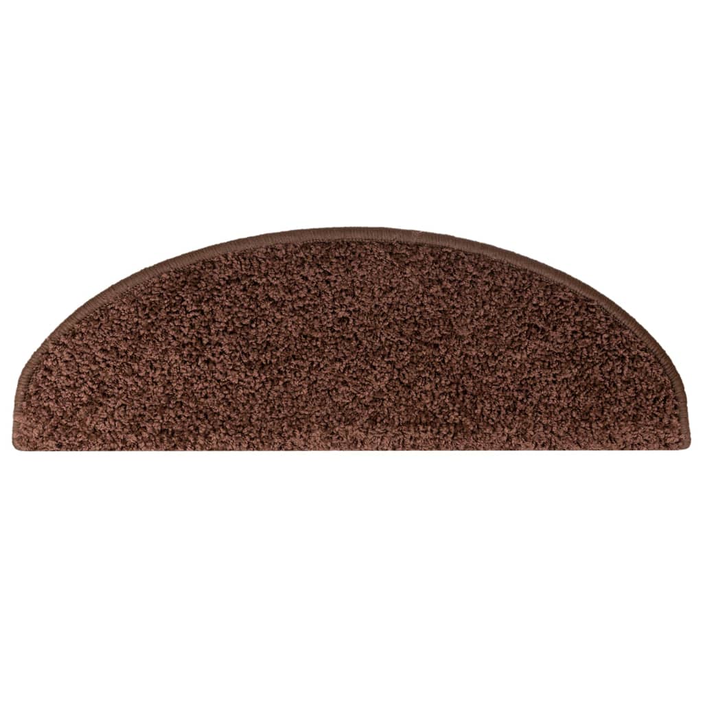 Trappematter 10 stk 65x21x4 cm brune halvrund store