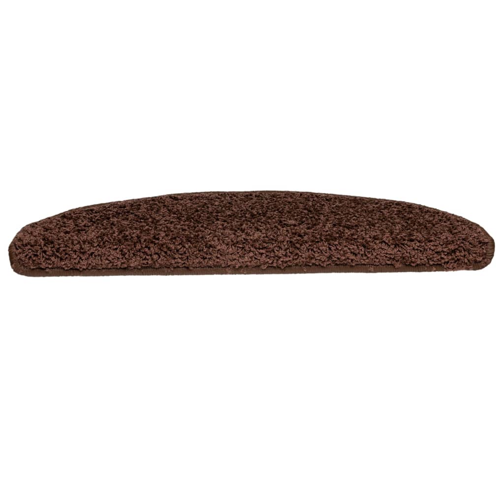 Trappematter 10 stk 65x21x4 cm brune halvrund store