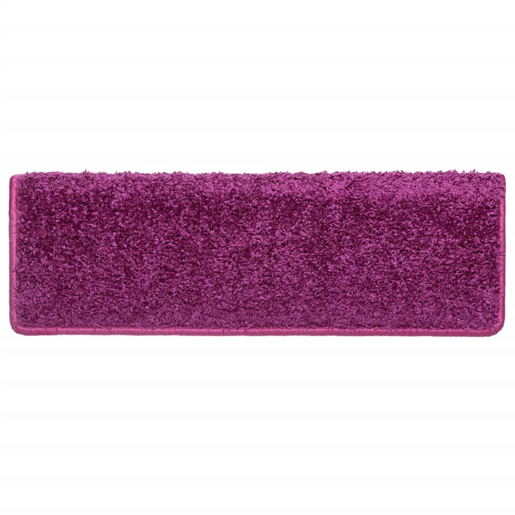 Trappematter 10 stk 65x21x4 cm fiolett rektangulær kant