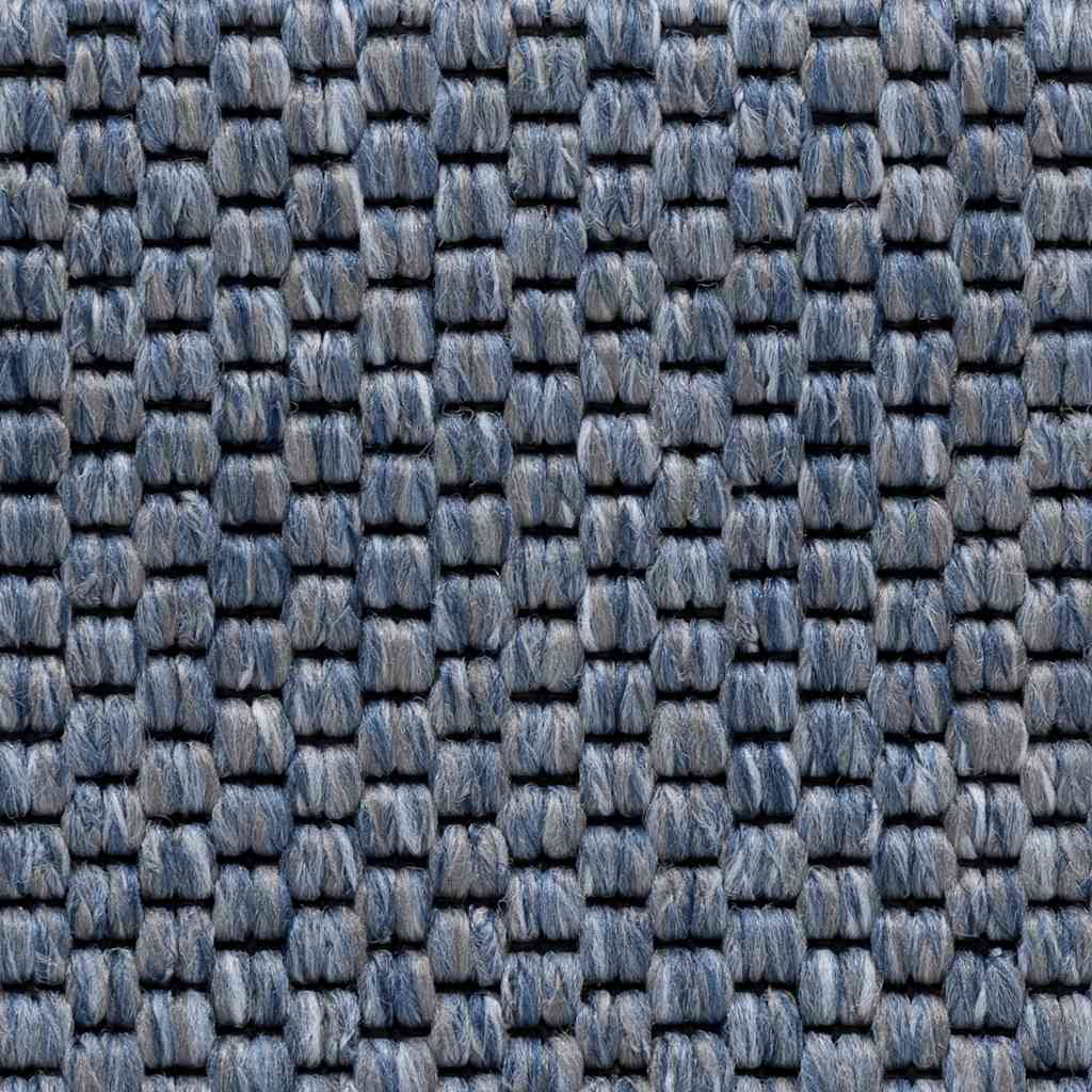 Selvklebende trappematter sisal-utseende 15 stk 56x17x3 cm blå