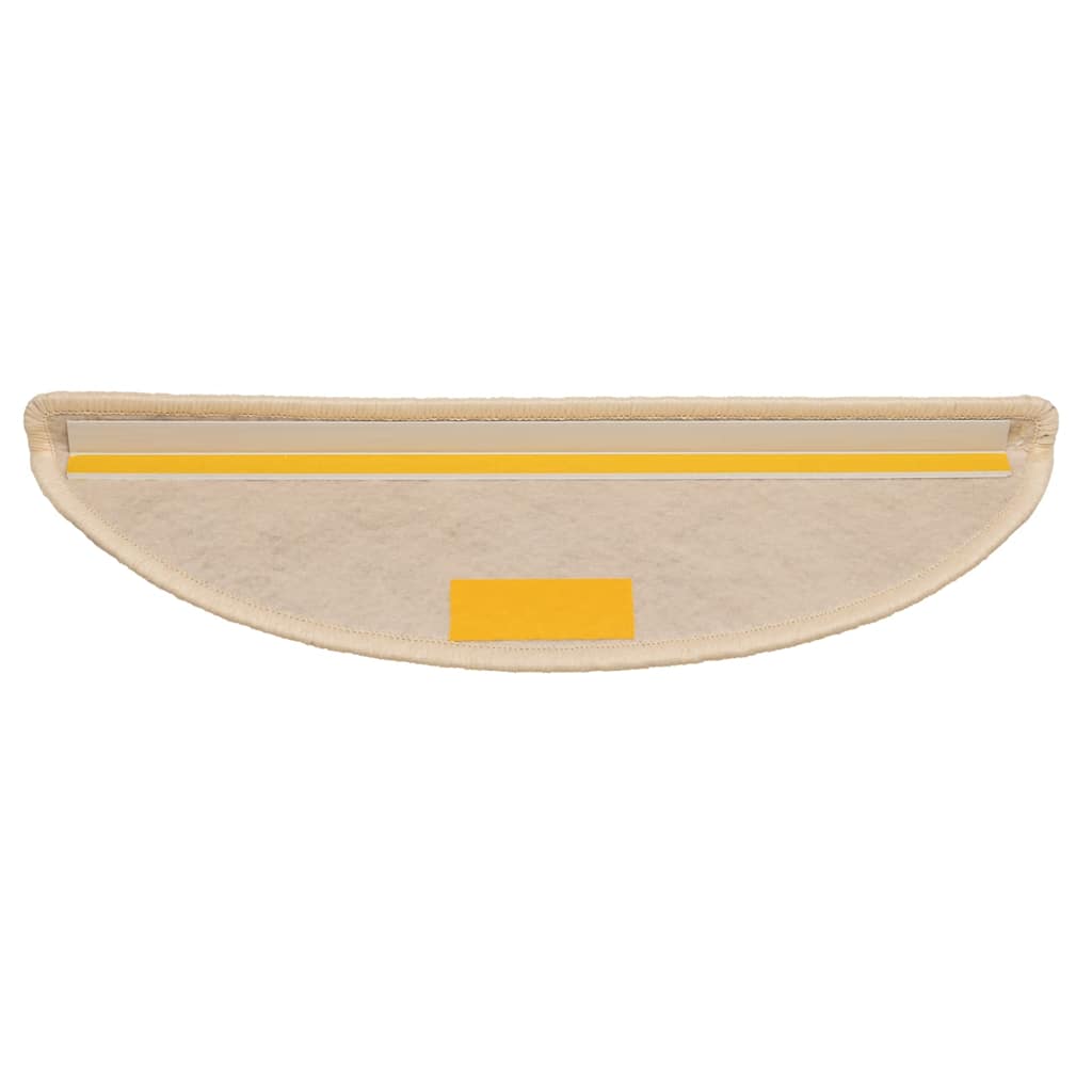 Selvklebende trappematter sisal-utseende 15stk 56x17x3 berber