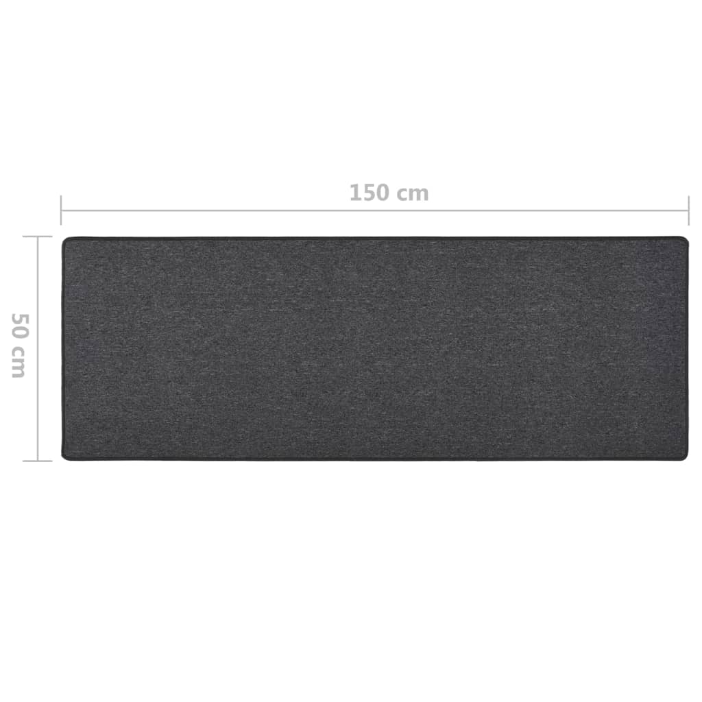 Teppeløper antrasitt 50x150 cm