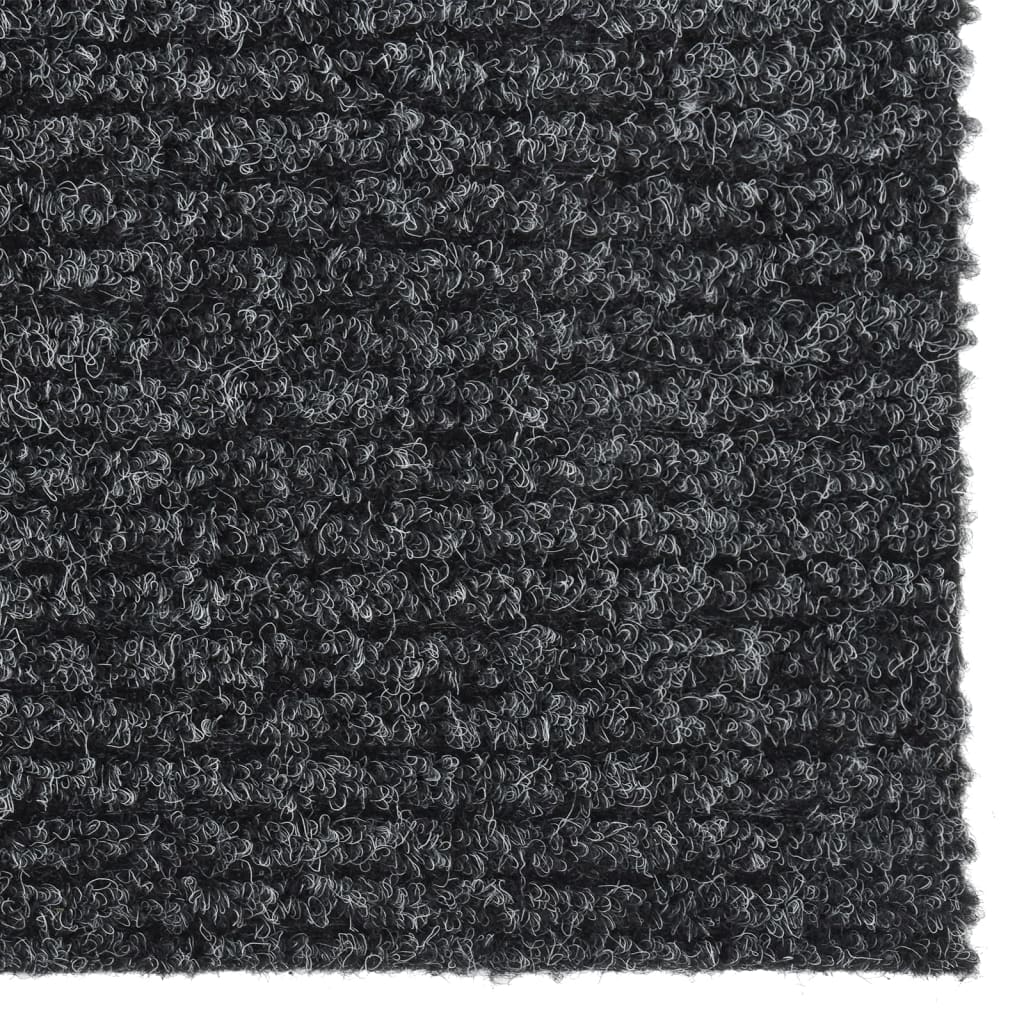 Smussfangende teppeløper 100x450 cm antrasitt