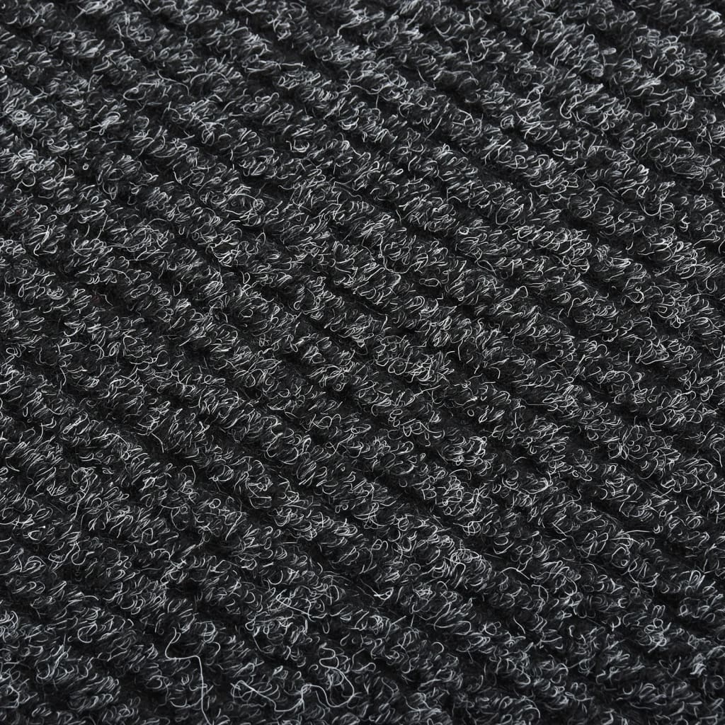 Smussfangende teppeløper antrasitt 100x500 cm
