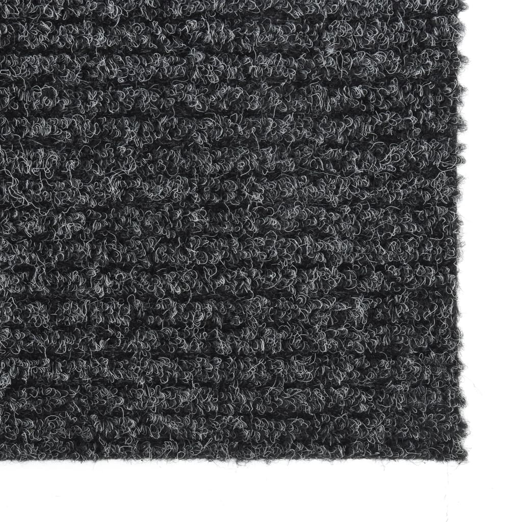 Smussfangende teppeløper antrasitt 100x500 cm