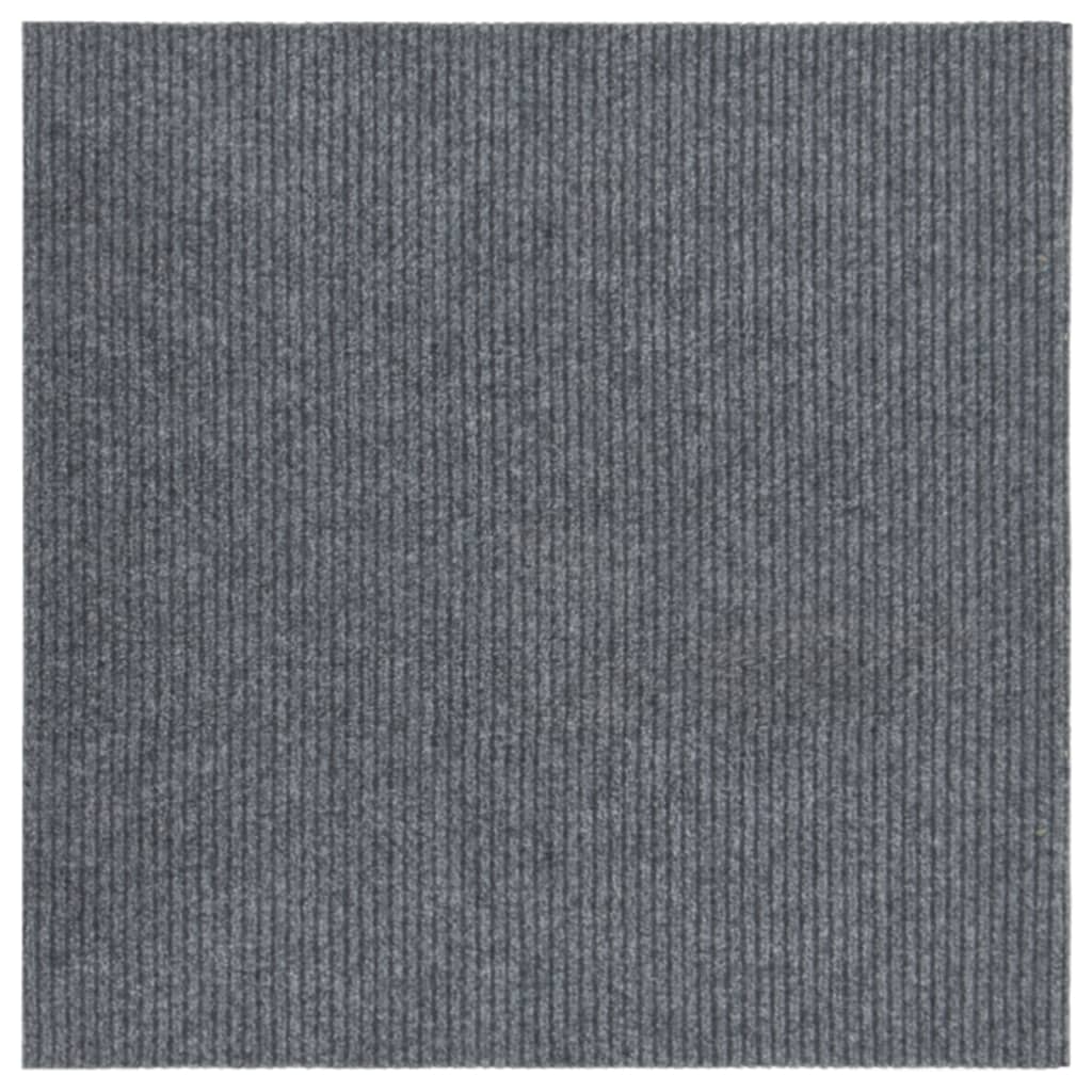 Smussfangende teppeløper 100x100 cm grå