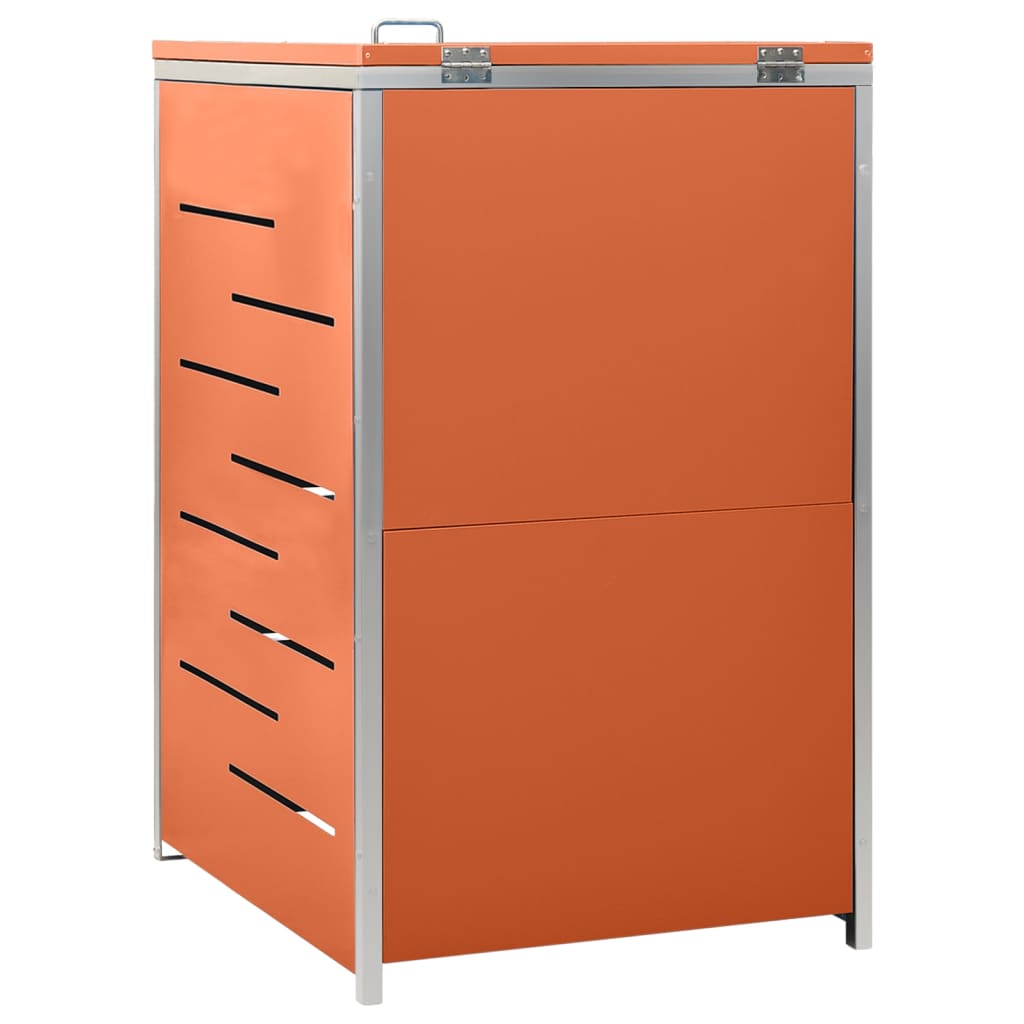 Søppeldunkskur enkelt 69x77,5x115 cm rustfritt stål