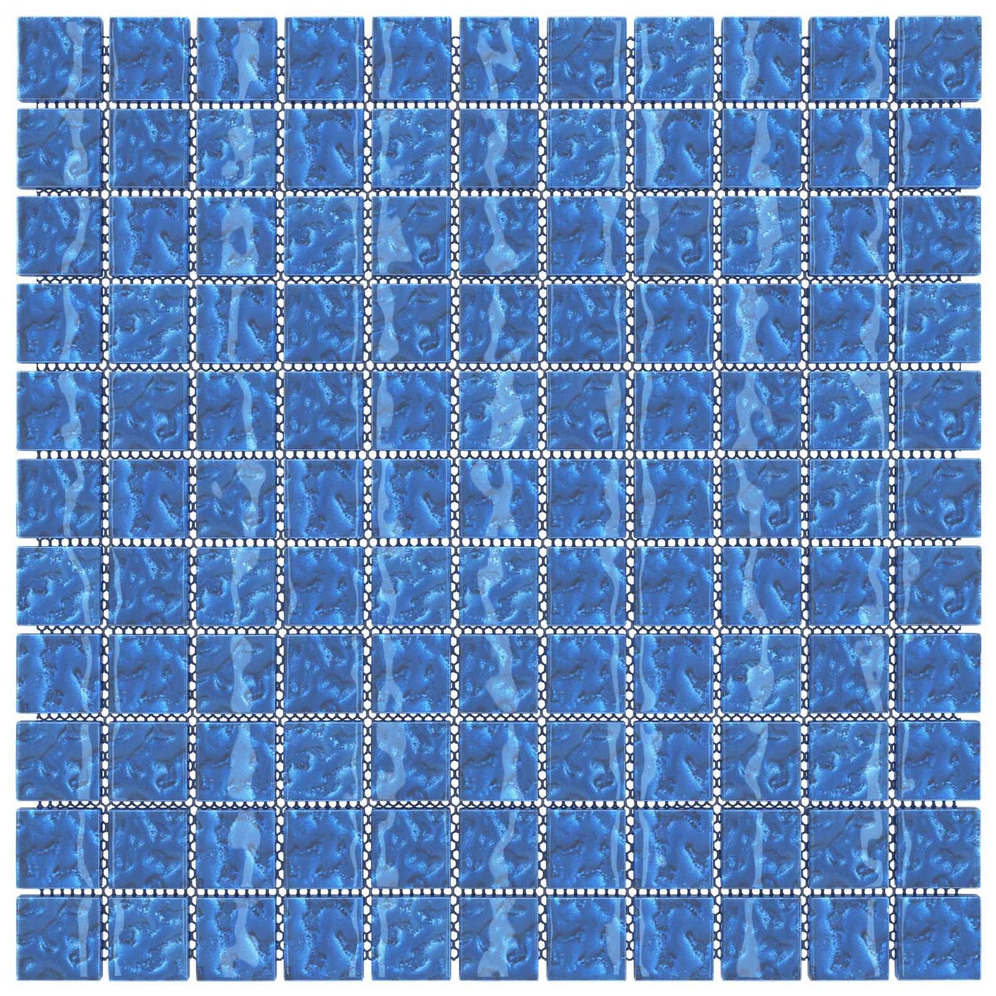 Mosaikkflis 11 pcs Blå 50 x 50 cm Glass