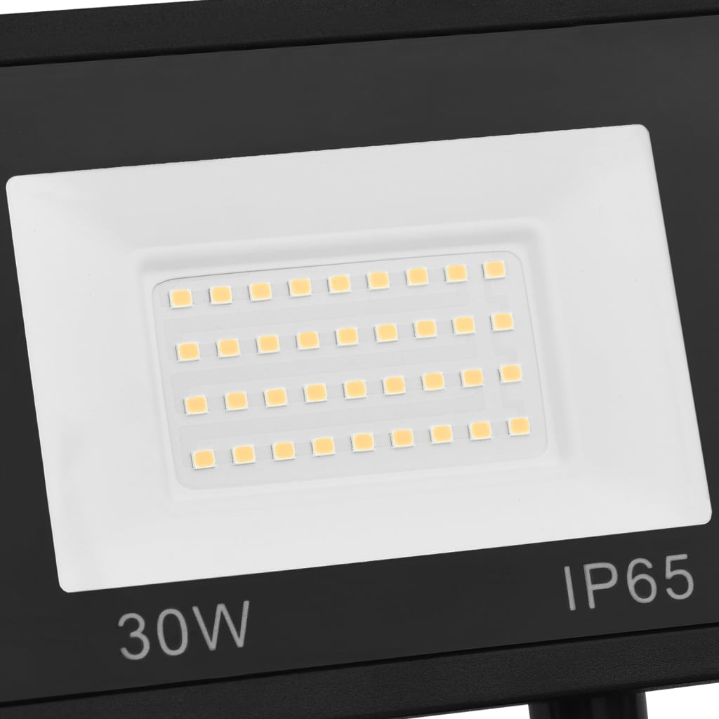 LED-flomlys med sensor 30 W varmhvit