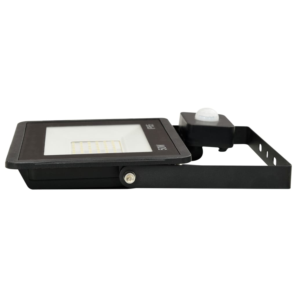 LED-flomlys med sensor 50 W varmhvit