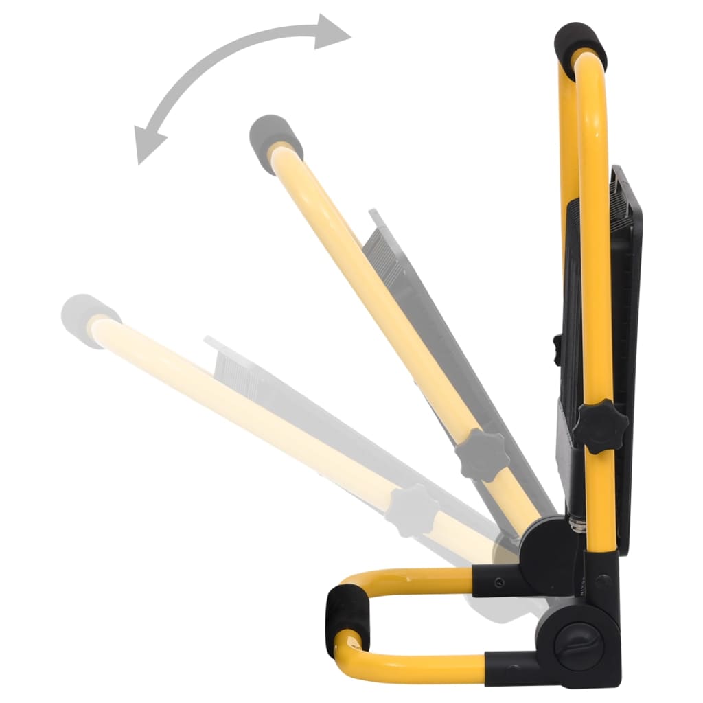 LED-flomlys med håndtak 100 W varmhvit
