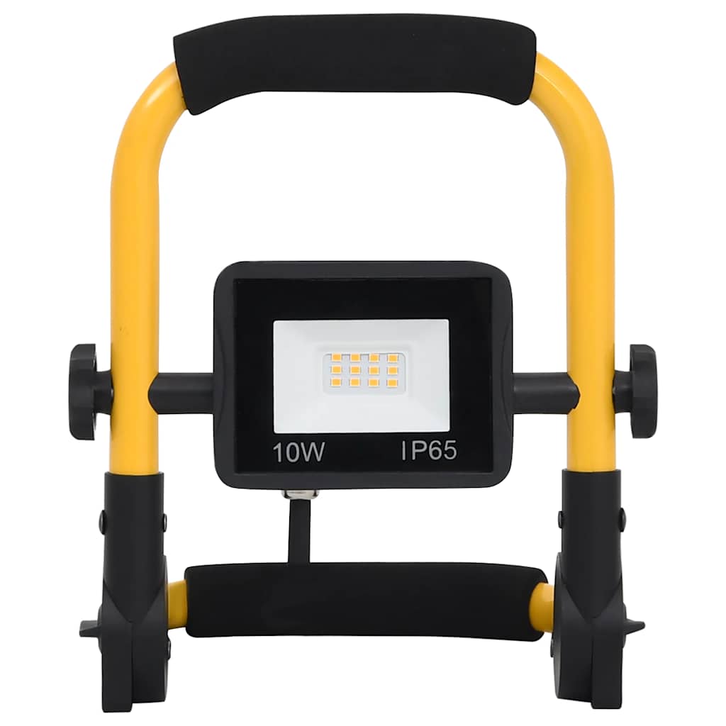 LED-flomlys med håndtak 10 W kaldhvit