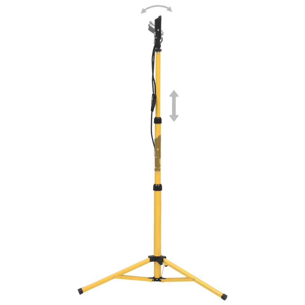 LED-flomlys med stativ 2x30 W varmhvit