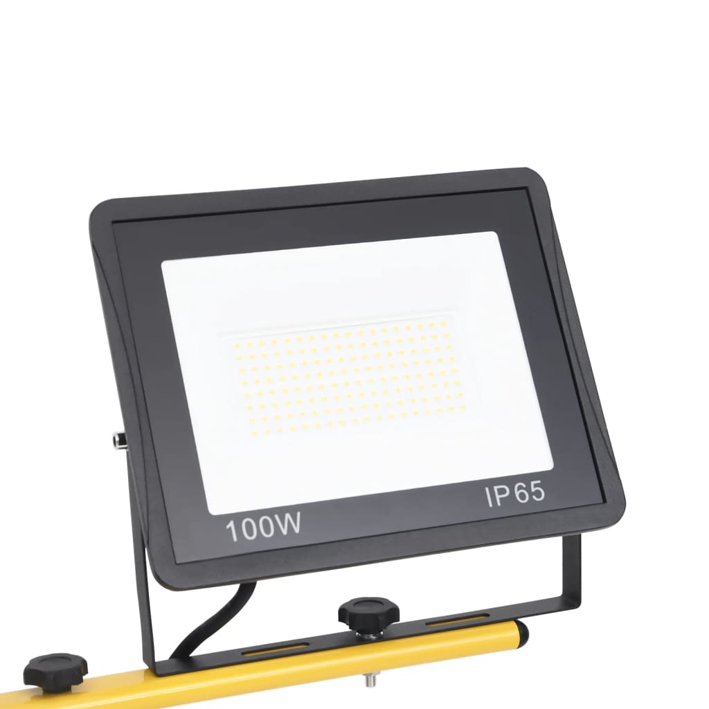 LED-flomlys med stativ 2x100 W kaldhvit