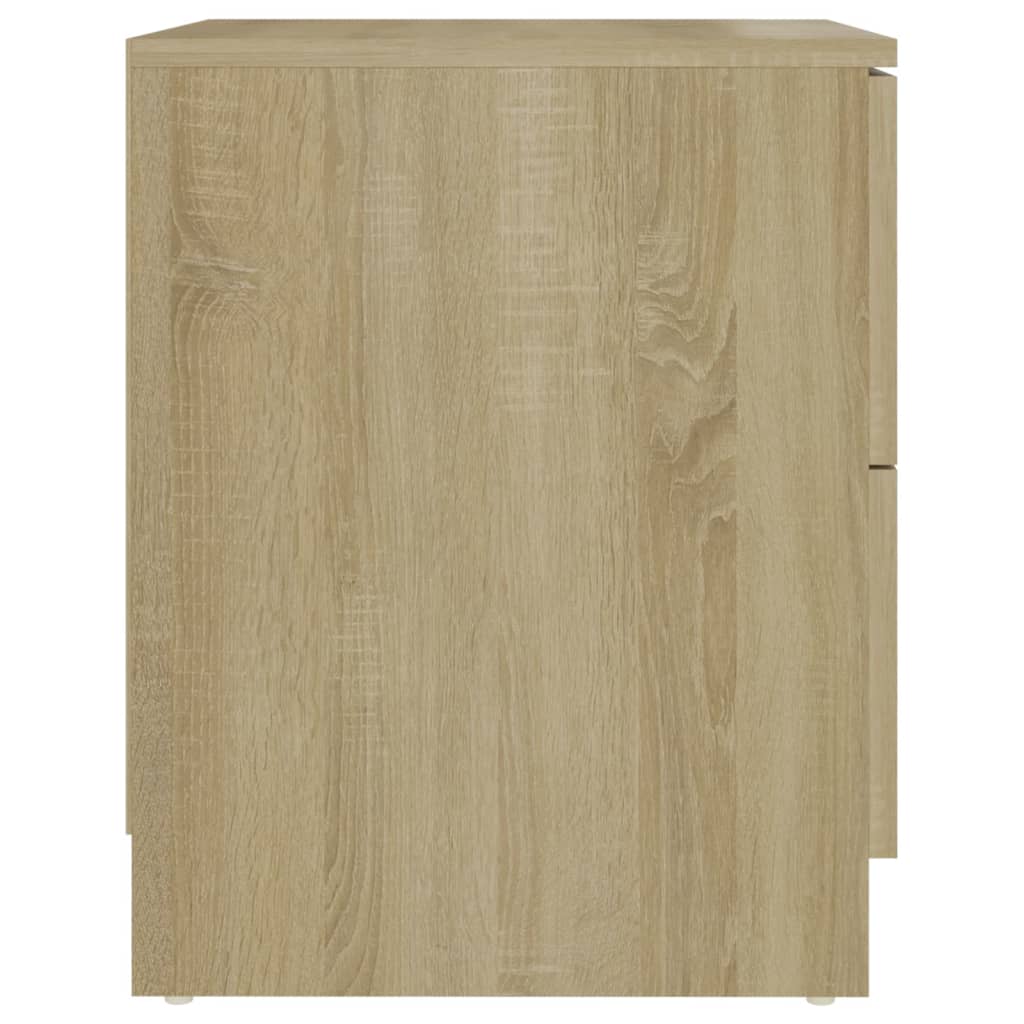 Nattbord sonoma eik 40x40x50 cm konstruert tre