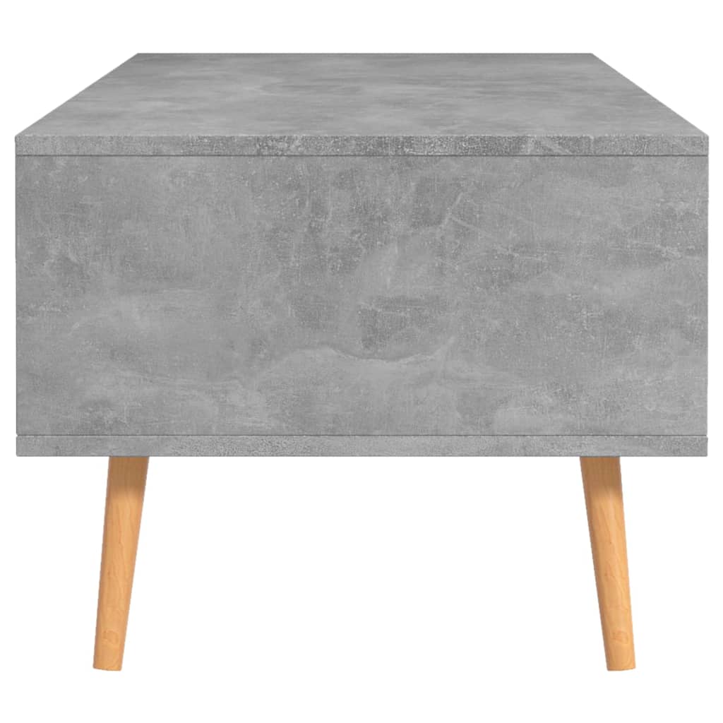Salongbord betonggrå 100x49,5x43 cm sponplate