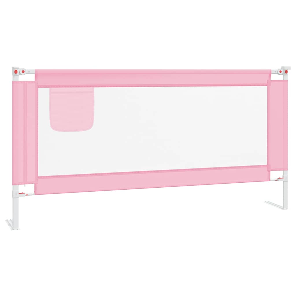 Sengehest småbarn rosa 180x25 cm stoff