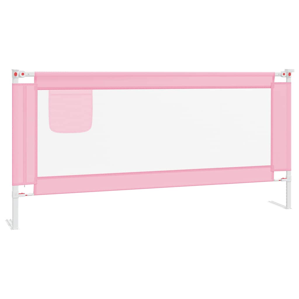 Sengehest småbarn rosa 190x25 cm stoff