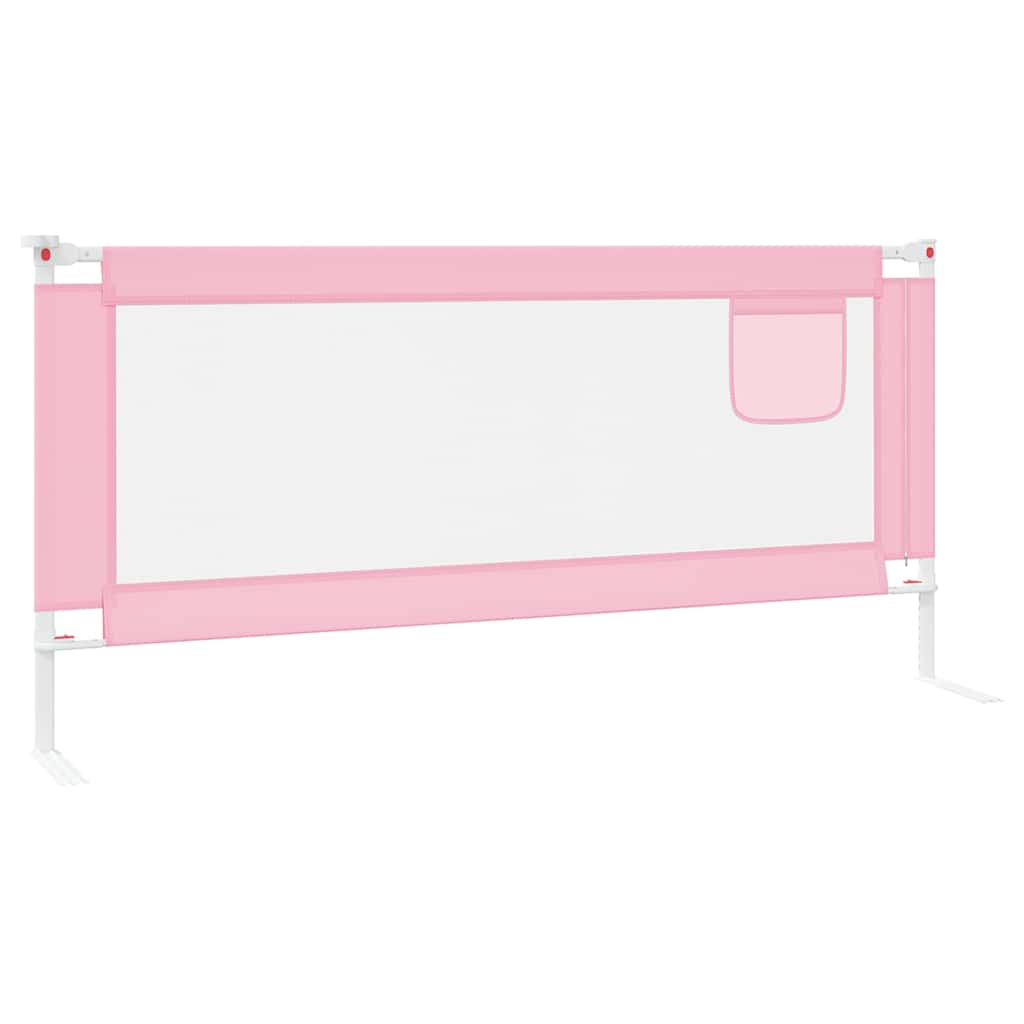 Sengehest småbarn rosa 200x25 cm stoff
