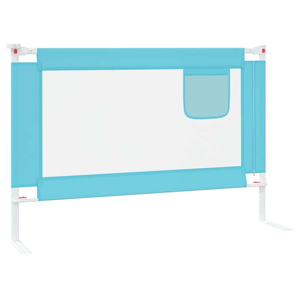 Sengehest småbarn blå 100x25 cm stoff