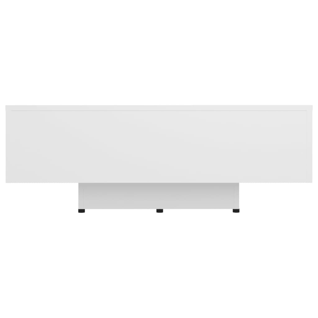 Salongbord hvit 85x55x31 cm konstruert tre
