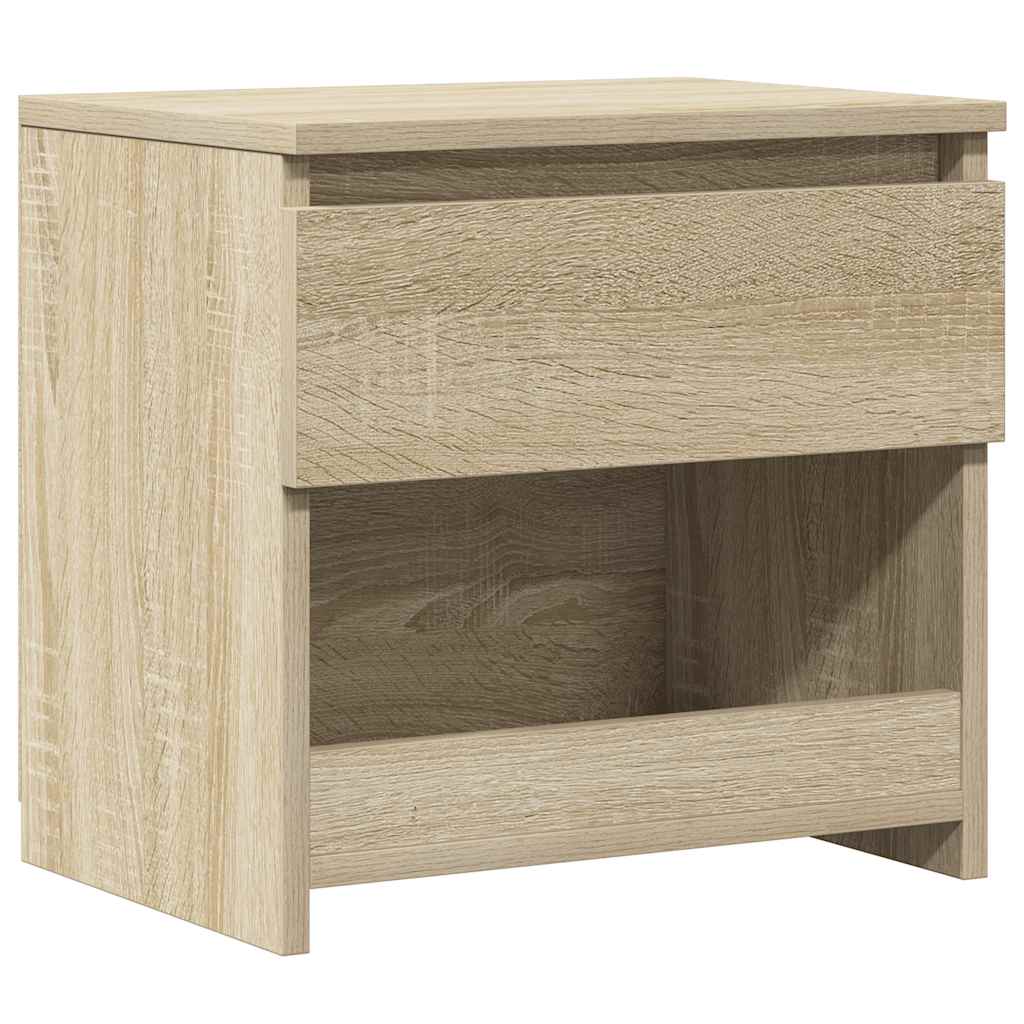 Nattbord sonoma eik 40x30x39 cm konstruert tre