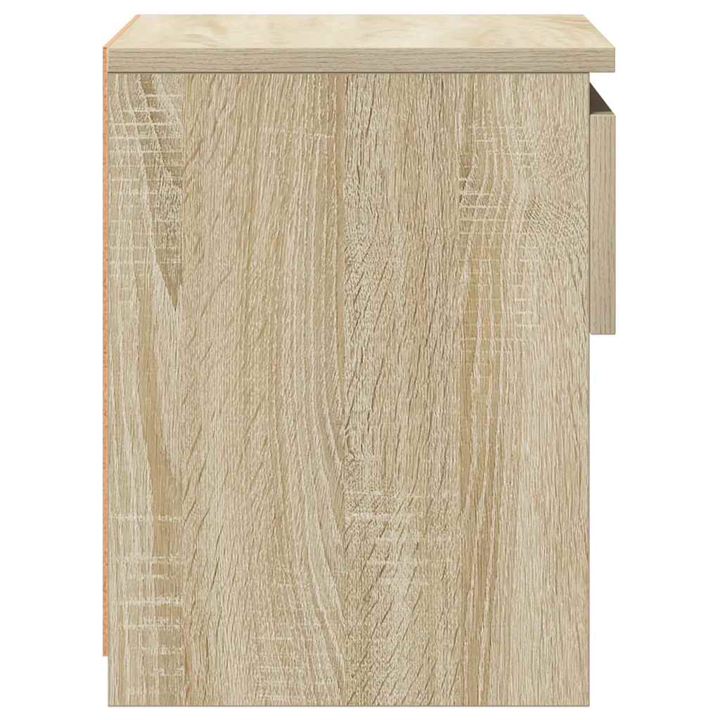 Nattbord sonoma eik 40x30x39 cm konstruert tre