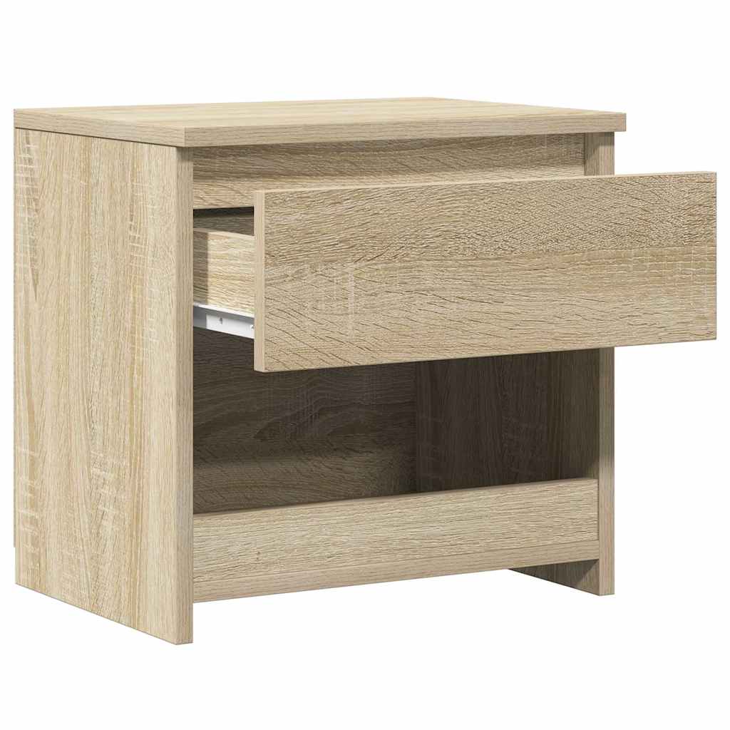 Nattbord sonoma eik 40x30x39 cm konstruert tre