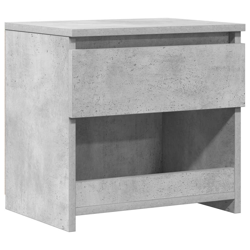 Nattbord betonggrå 40x30x39 cm konstruert tre