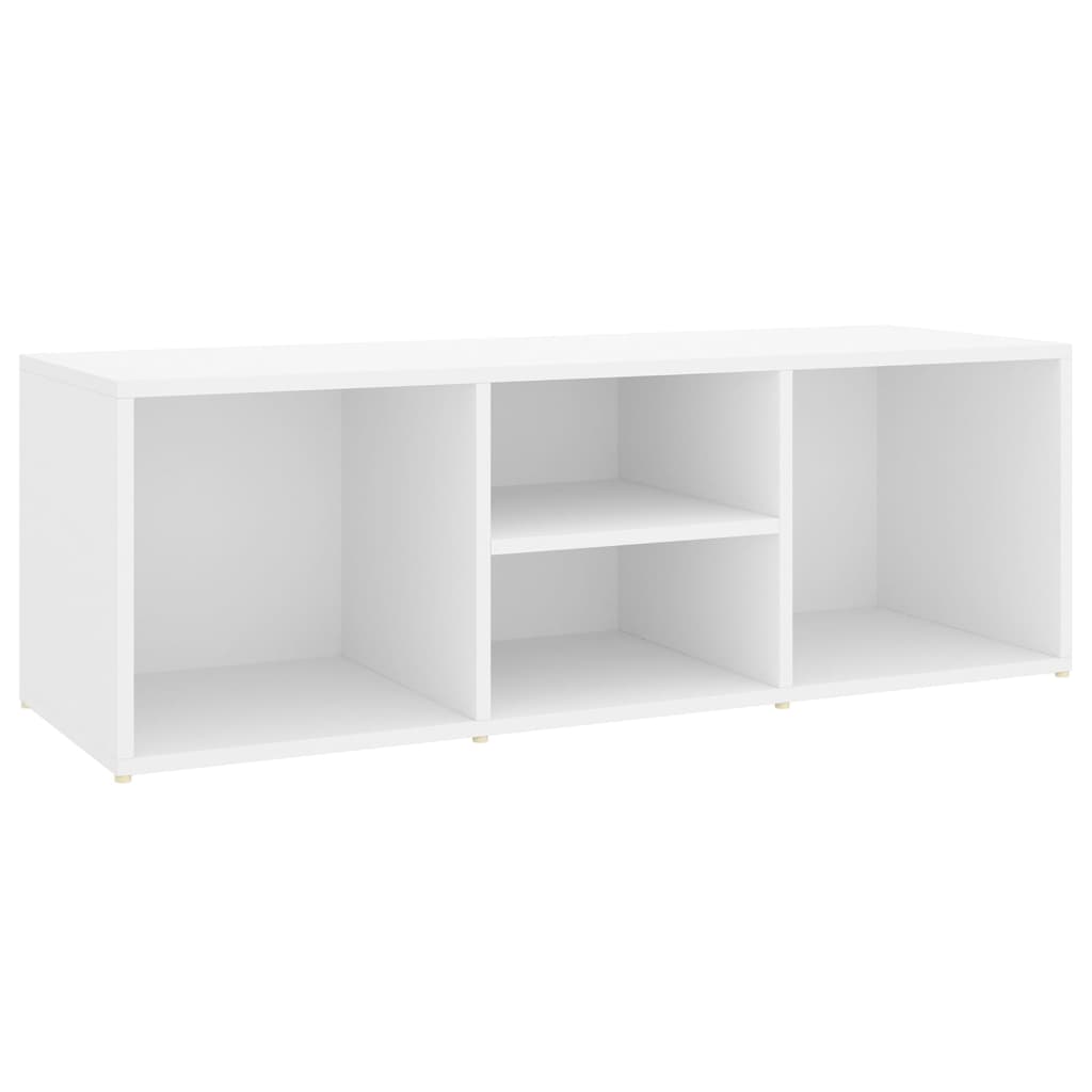 Skobenk hvit 105x35x35 cm konstruert tre