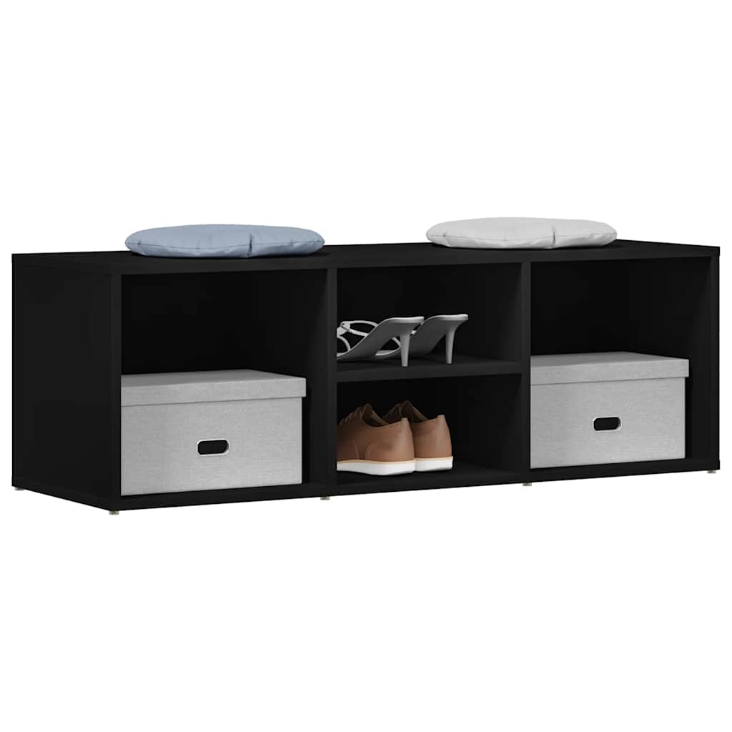 Skobenk svart 105x35x35 cm konstruert tre