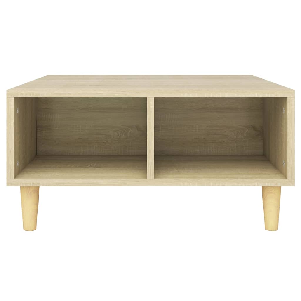 Salongbord sonoma eik 60x60x30 cm konstruert tre