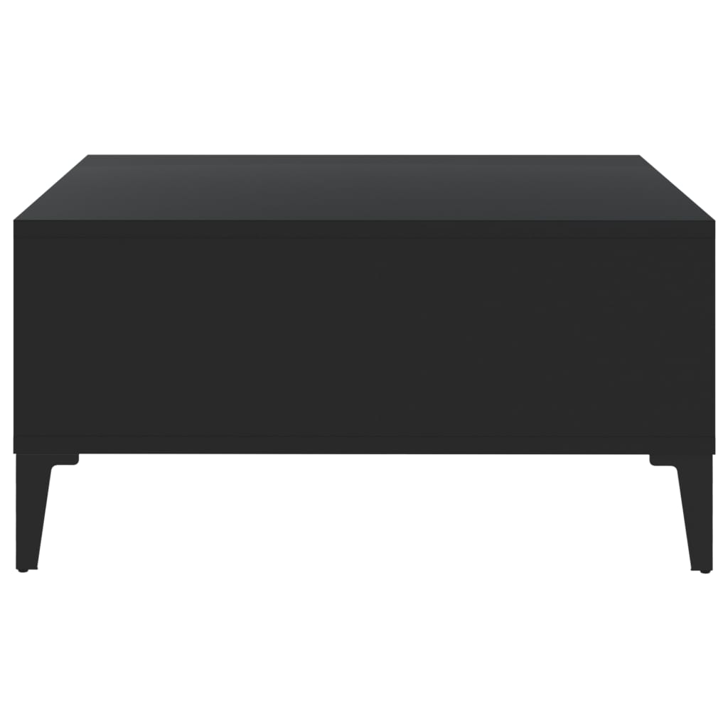 Salongbord svart 60x60x30 cm konstruert tre