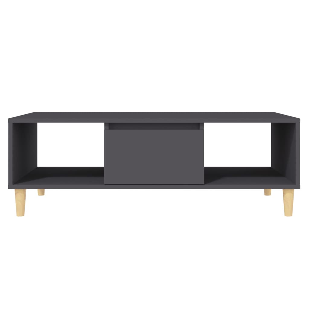 Salongbord grå 103,5x60x35 cm konstruert tre