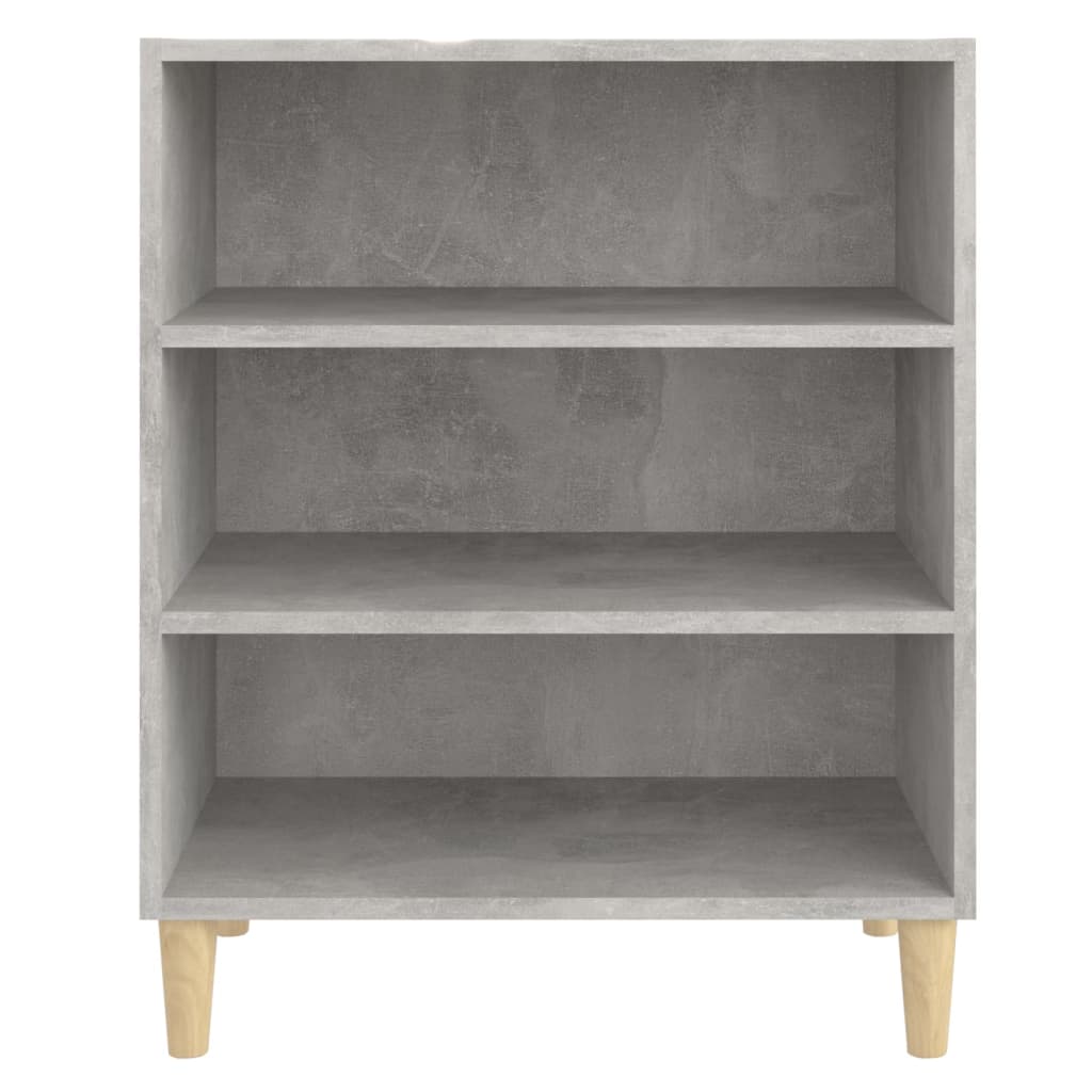 Skjenk betonggrå 57x35x70 cm konstruert tre