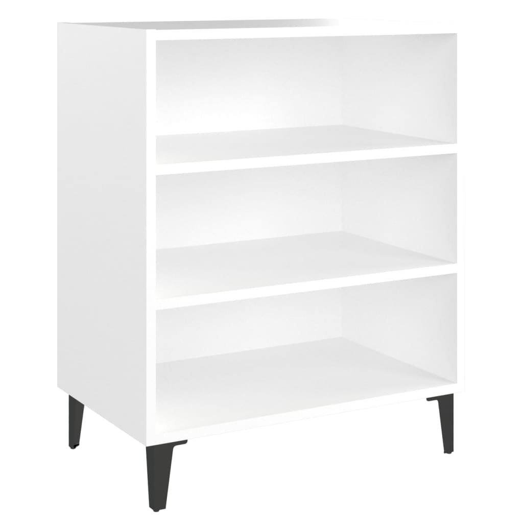 Skjenk hvit 57x35x70 cm konstruert tre
