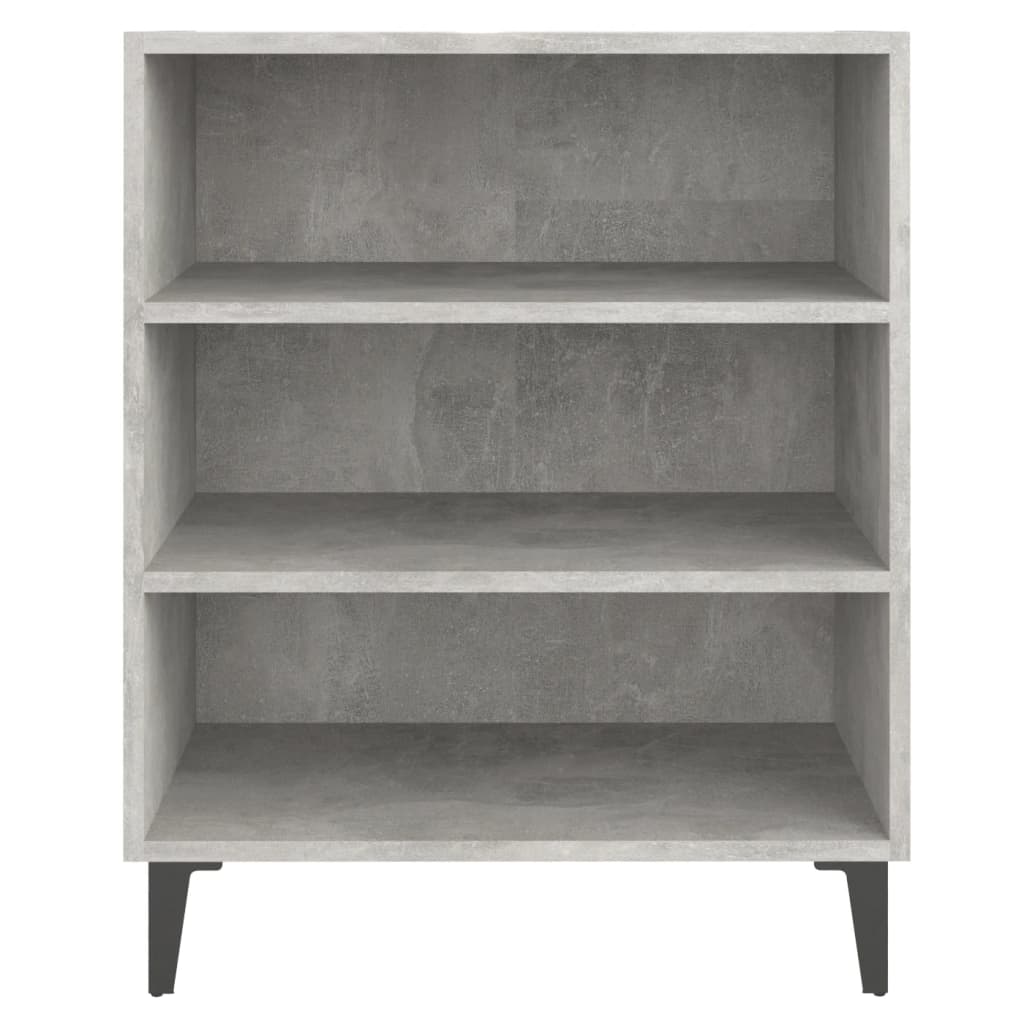 Skjenk betonggrå 57x35x70 cm konstruert tre