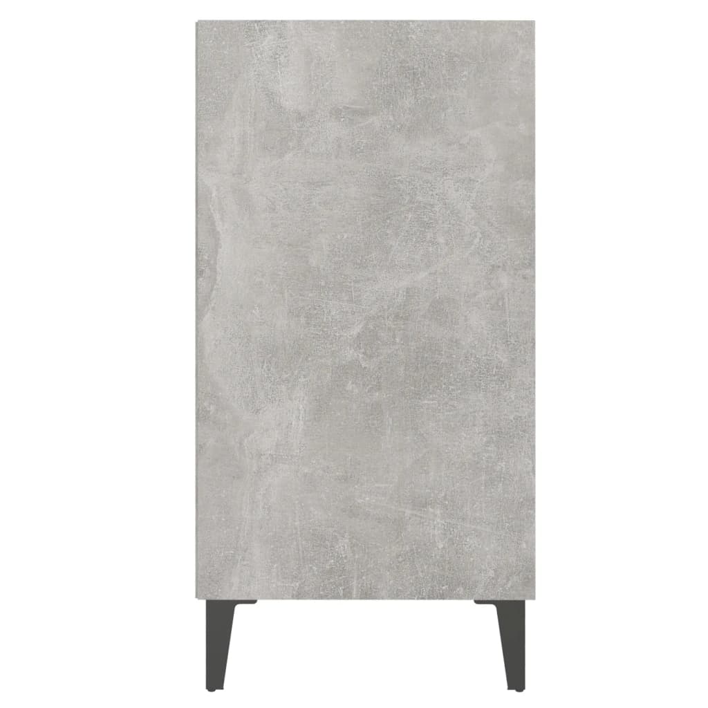 Skjenk betonggrå 57x35x70 cm konstruert tre