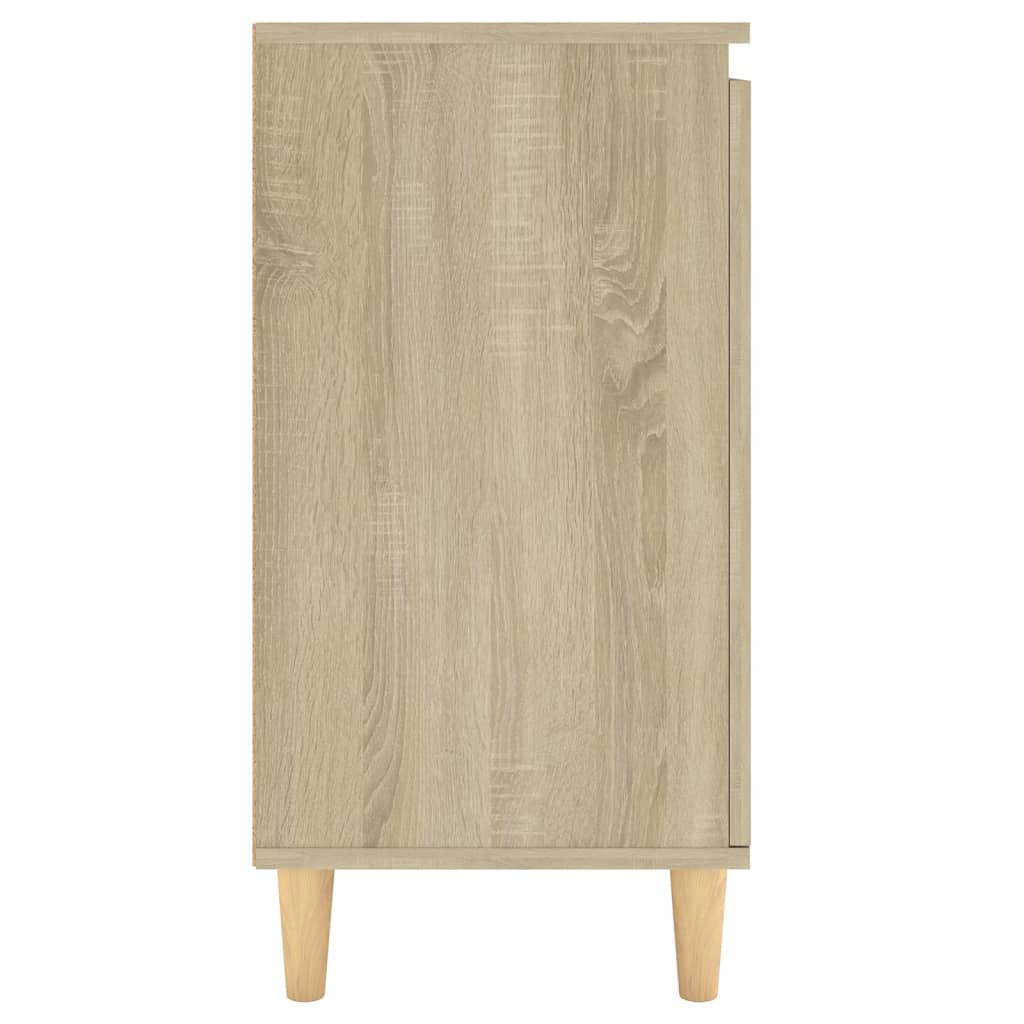 Skjenk med ben i heltre sonoma eik 60x35x70 cm konstruert tre