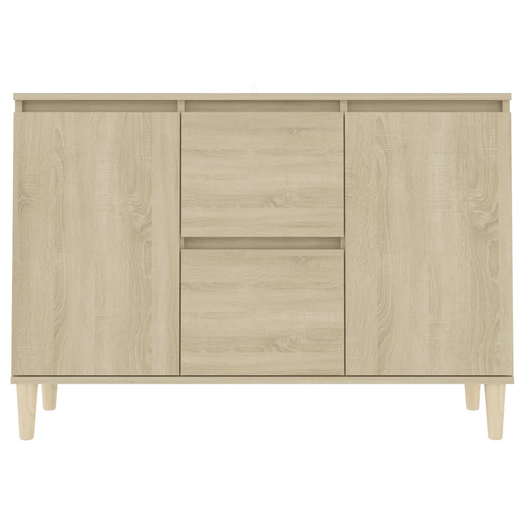 Skjenk sonoma eik 101x35x70 cm konstruert tre