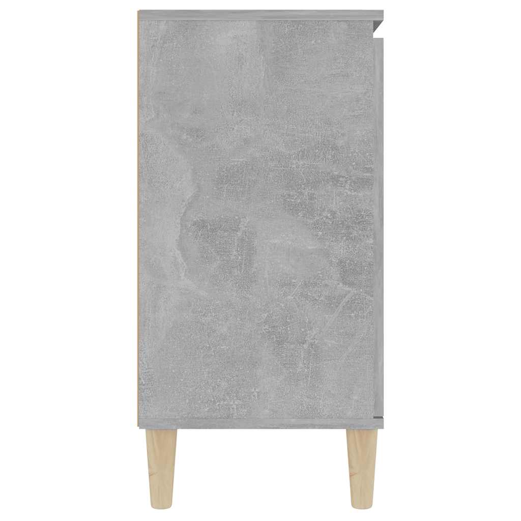 Skjenk betonggrå 101x35x70 cm konstruert tre