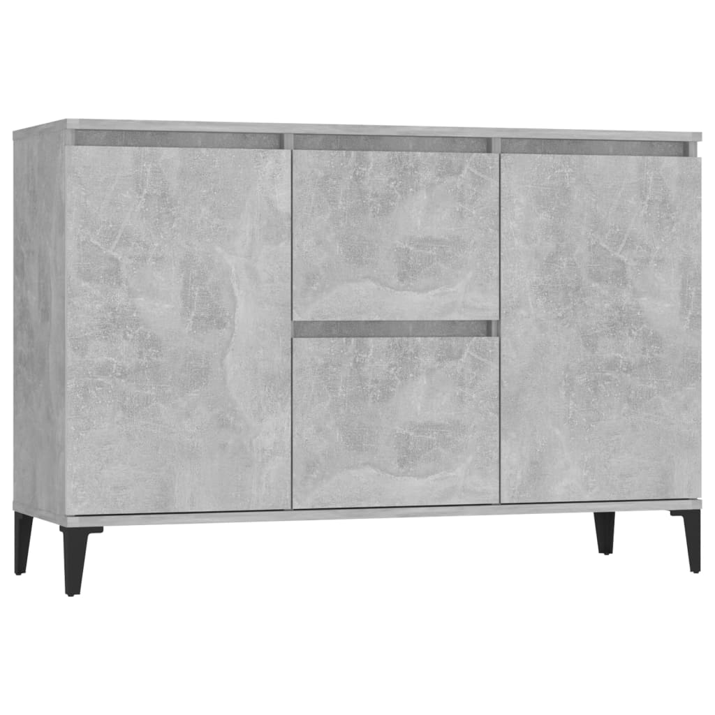 Skjenk grå 102x35x70 cm konstruert tre