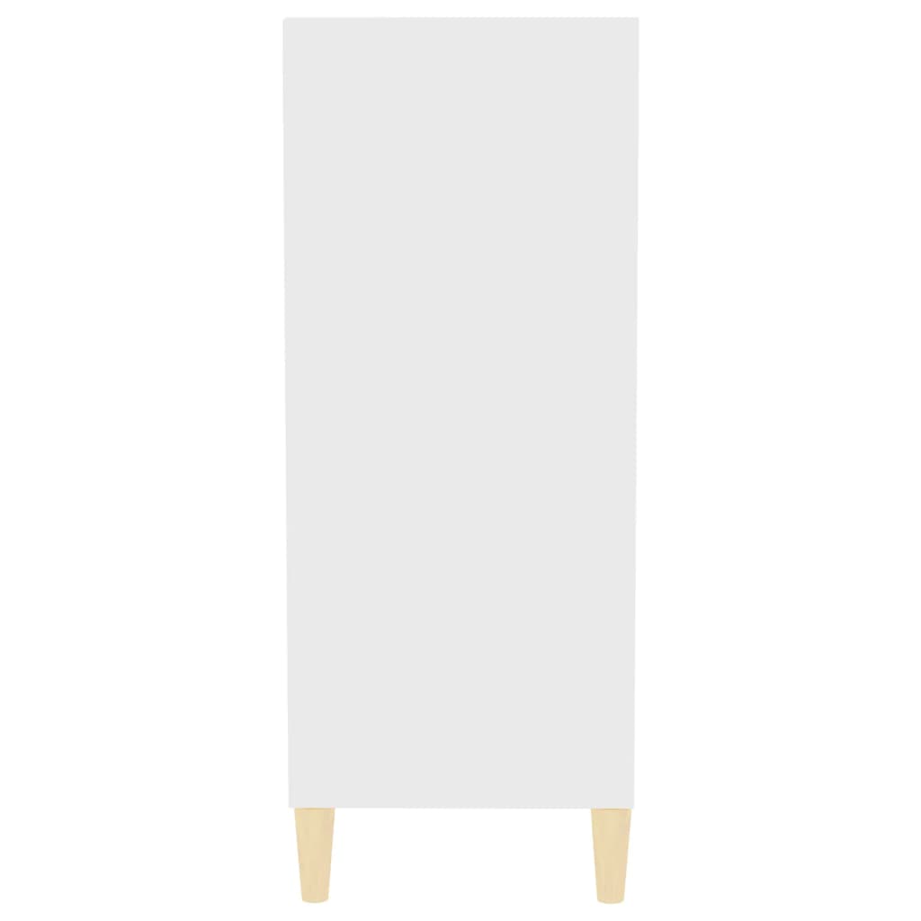 Skjenk hvit 57x35x90 cm konstruert tre